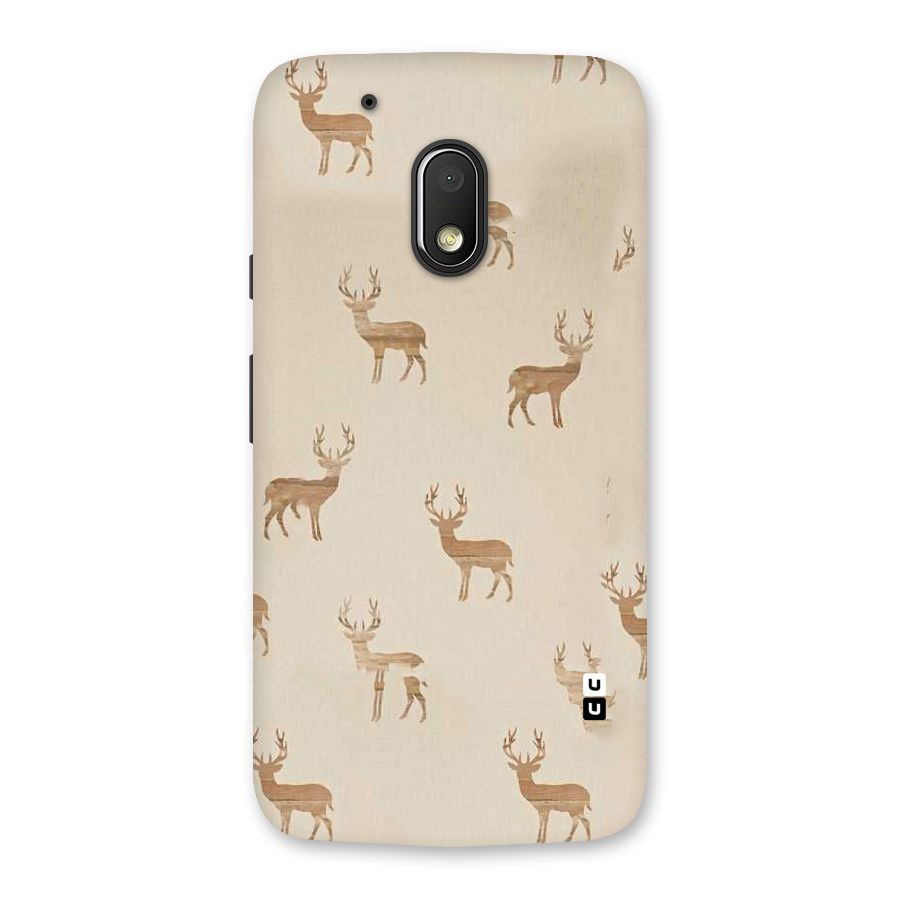 Deer Pattern Back Case for Moto G4 Play