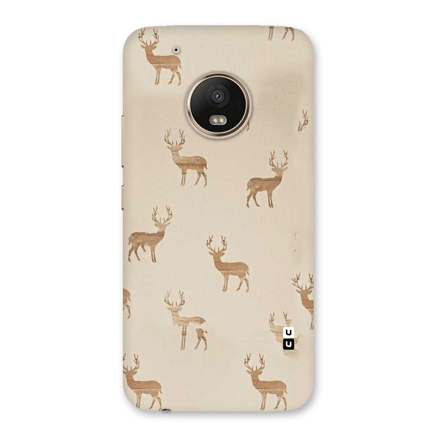 Deer Pattern Back Case for Moto G5 Plus