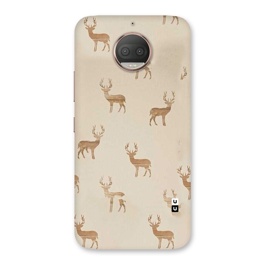 Deer Pattern Back Case for Moto G5s Plus