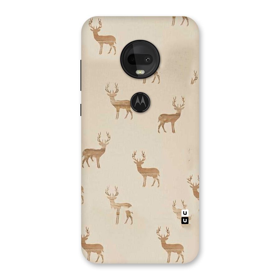 Deer Pattern Back Case for Moto G7