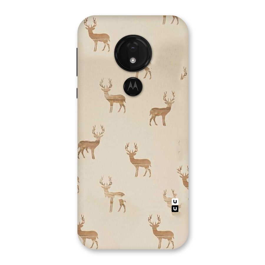 Deer Pattern Back Case for Moto G7 Power