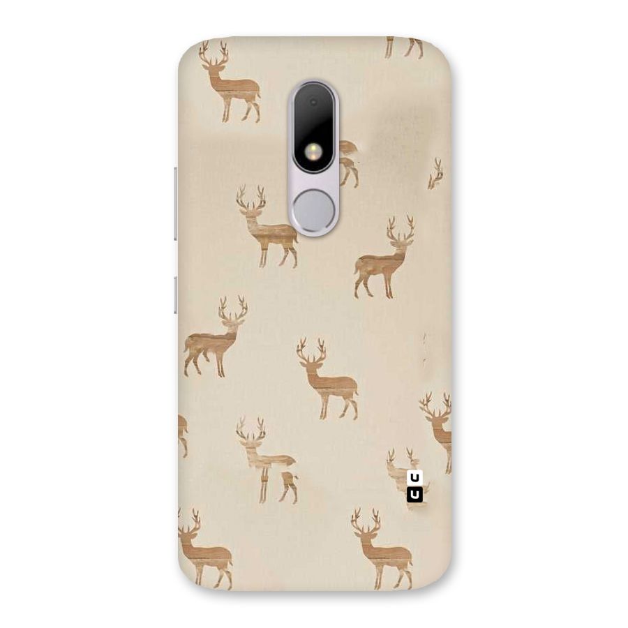 Deer Pattern Back Case for Moto M