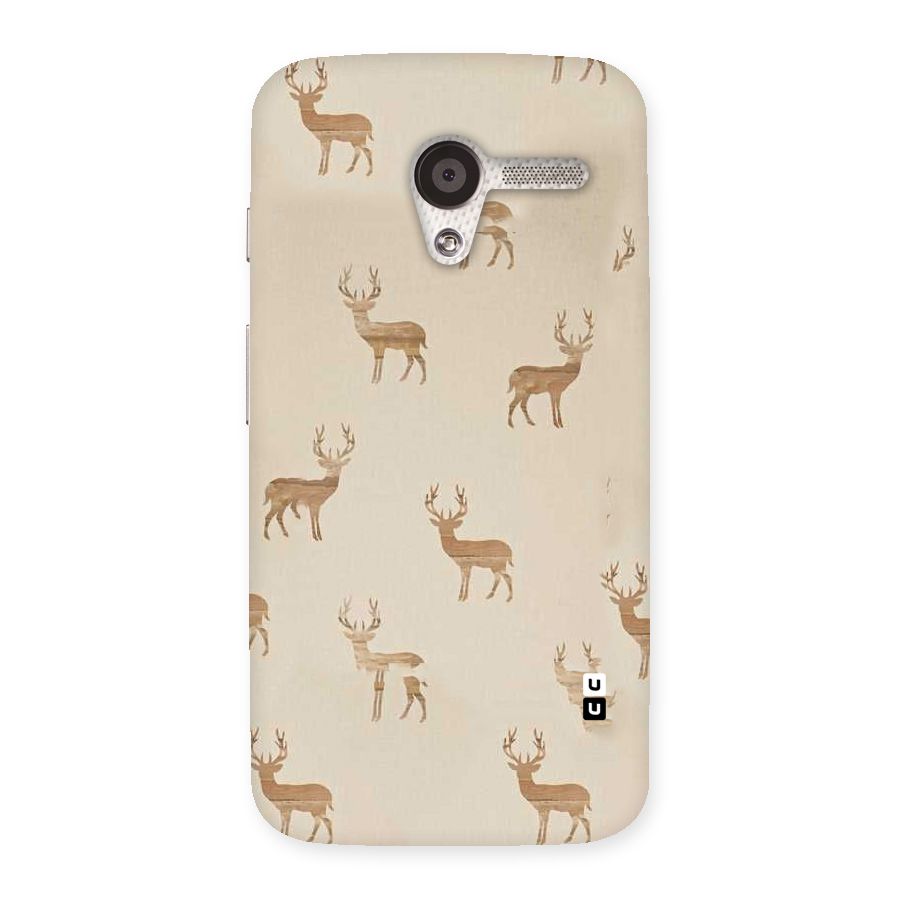 Deer Pattern Back Case for Moto X