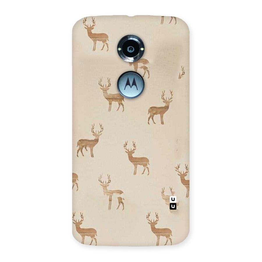 Deer Pattern Back Case for Moto X 2nd Gen