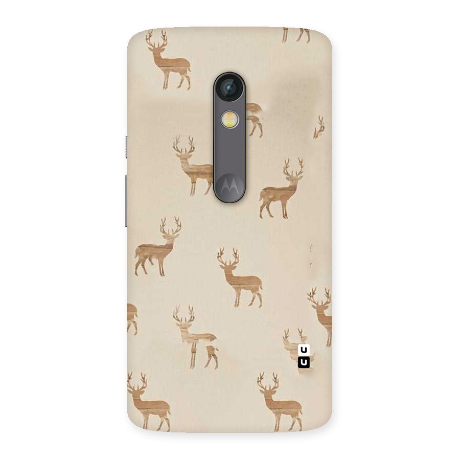 Deer Pattern Back Case for Moto X Play