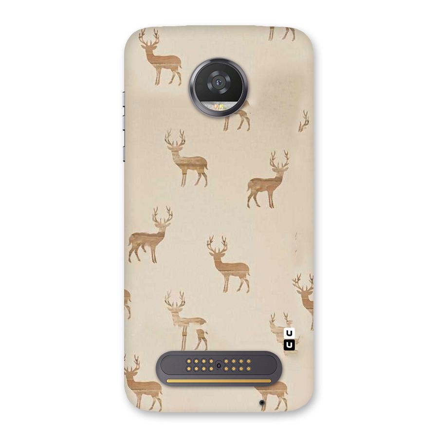 Deer Pattern Back Case for Moto Z2 Play