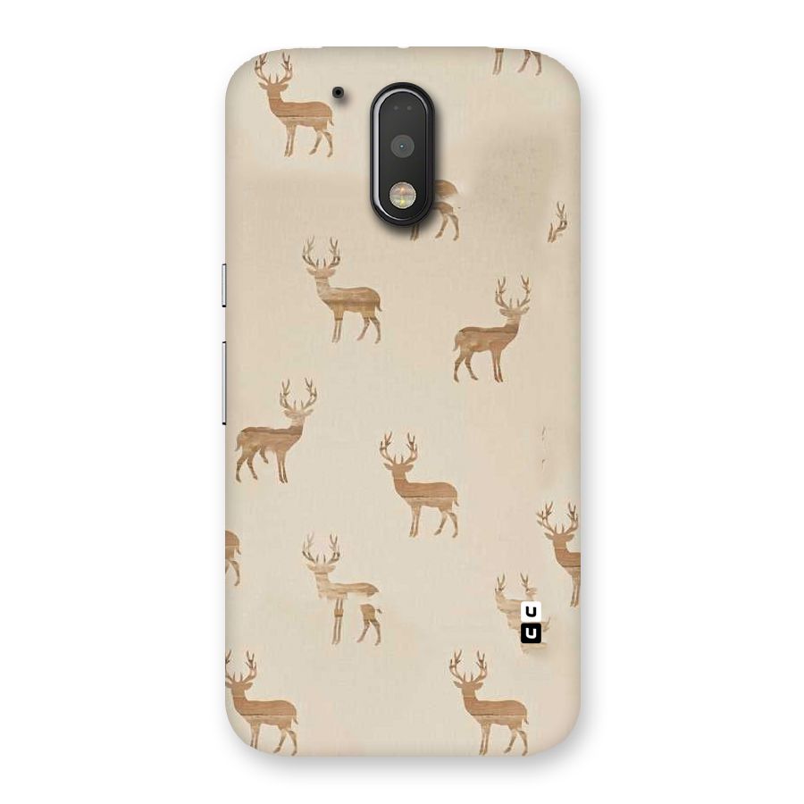 Deer Pattern Back Case for Motorola Moto G4 Plus