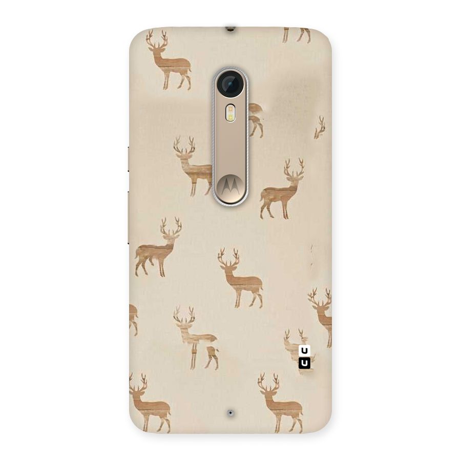 Deer Pattern Back Case for Motorola Moto X Style