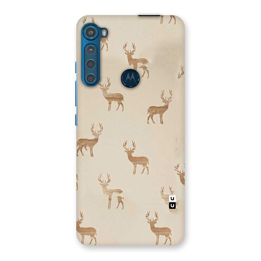 Deer Pattern Back Case for Motorola One Fusion Plus