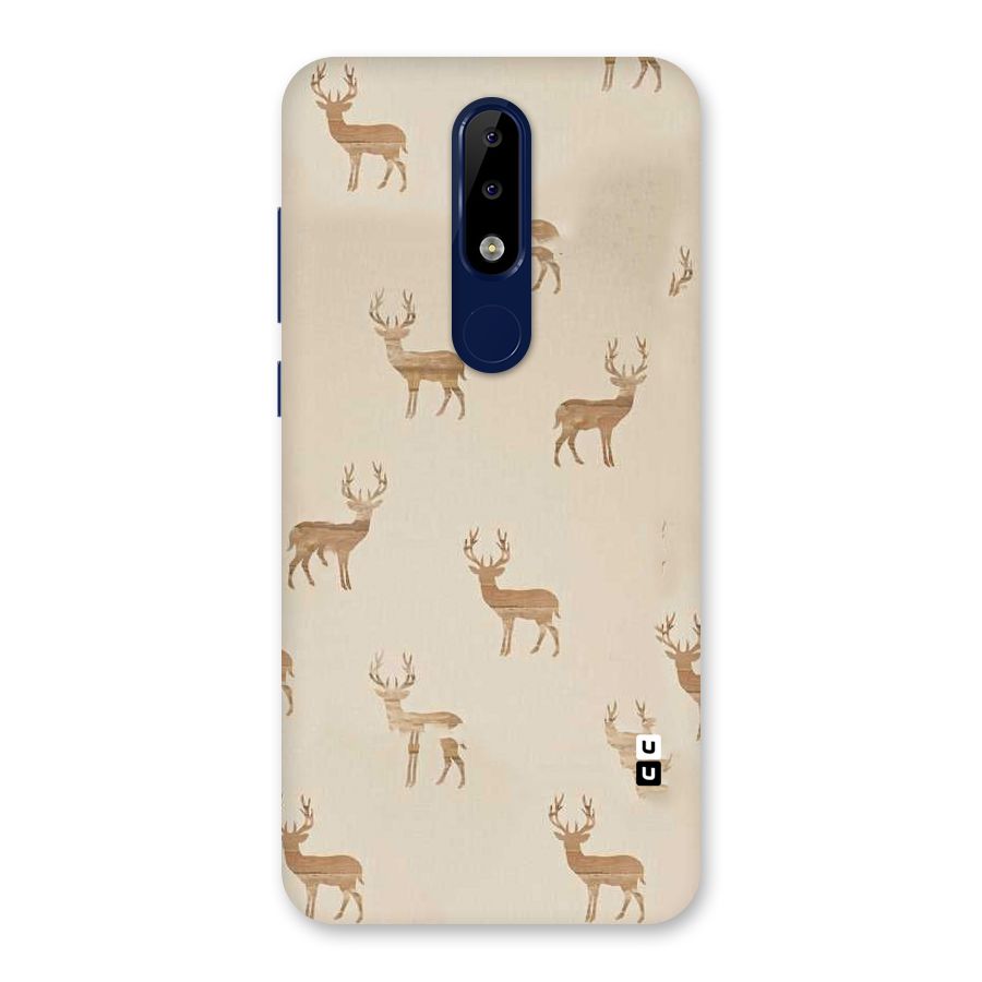 Deer Pattern Back Case for Nokia 5.1 Plus