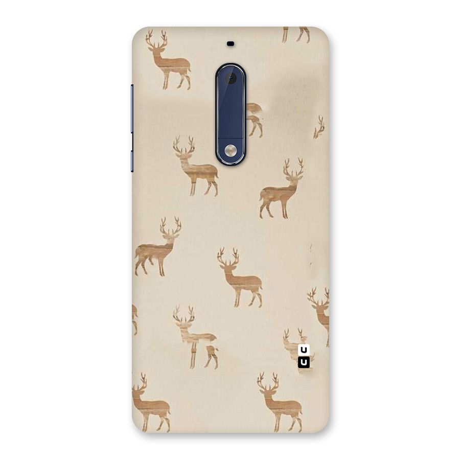 Deer Pattern Back Case for Nokia 5