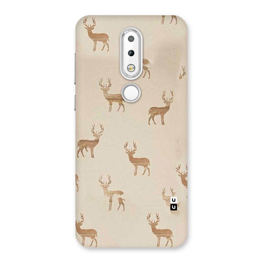 Deer Pattern Back Case for Nokia 6.1 Plus