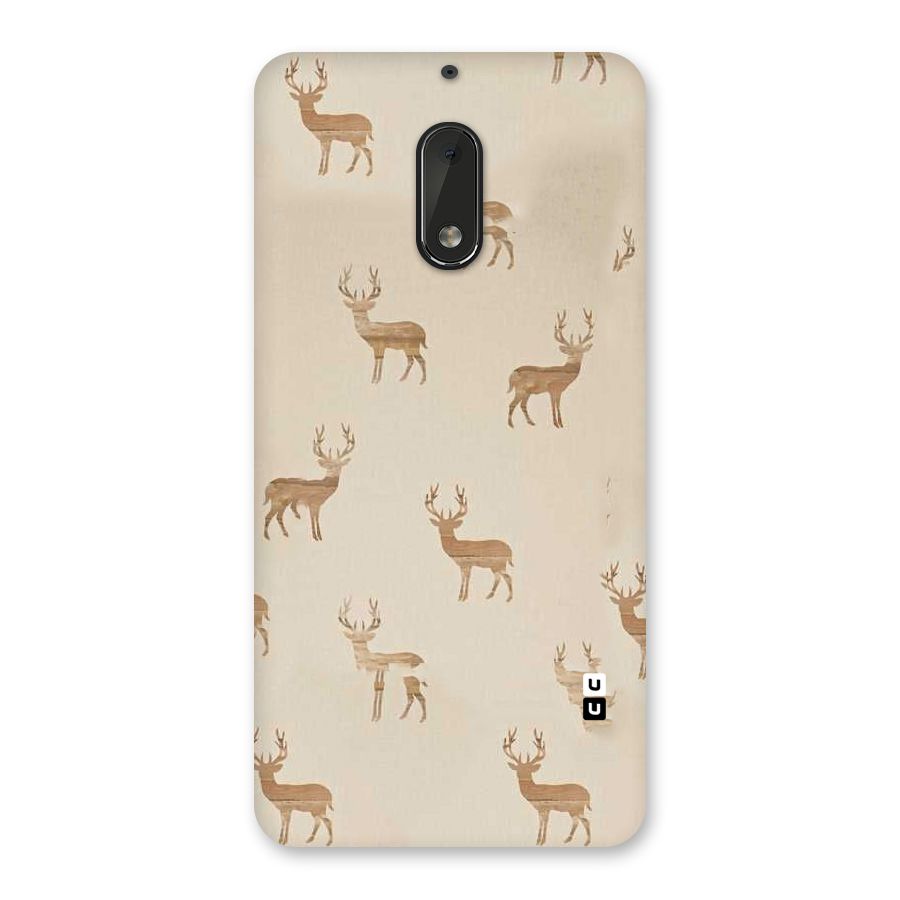 Deer Pattern Back Case for Nokia 6
