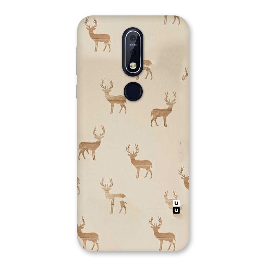 Deer Pattern Back Case for Nokia 7.1