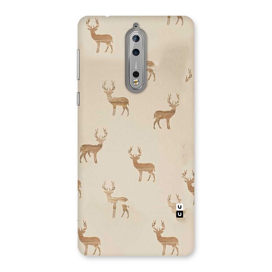 Deer Pattern Back Case for Nokia 8