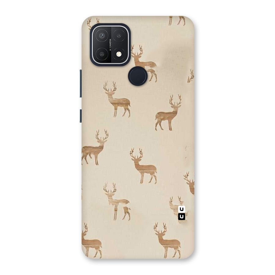 Deer Pattern Back Case for Oppo A15