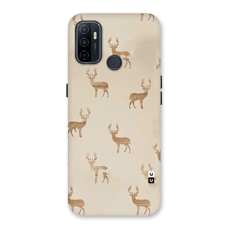 Deer Pattern Back Case for Oppo A32