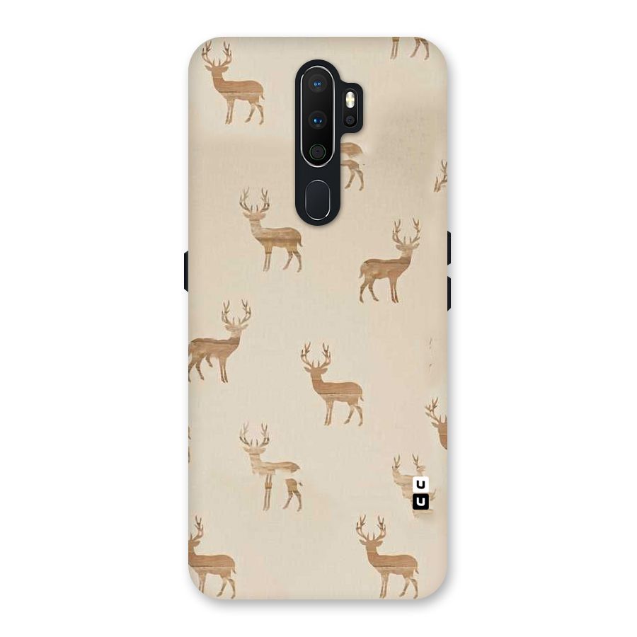 Deer Pattern Back Case for Oppo A5 (2020)
