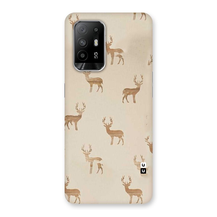 Deer Pattern Back Case for Oppo F19 Pro Plus 5G