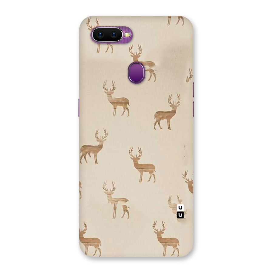 Deer Pattern Back Case for Oppo F9