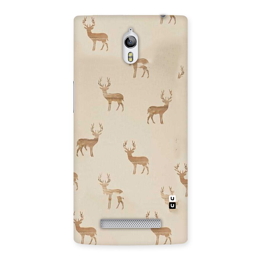 Deer Pattern Back Case for Oppo Find 7