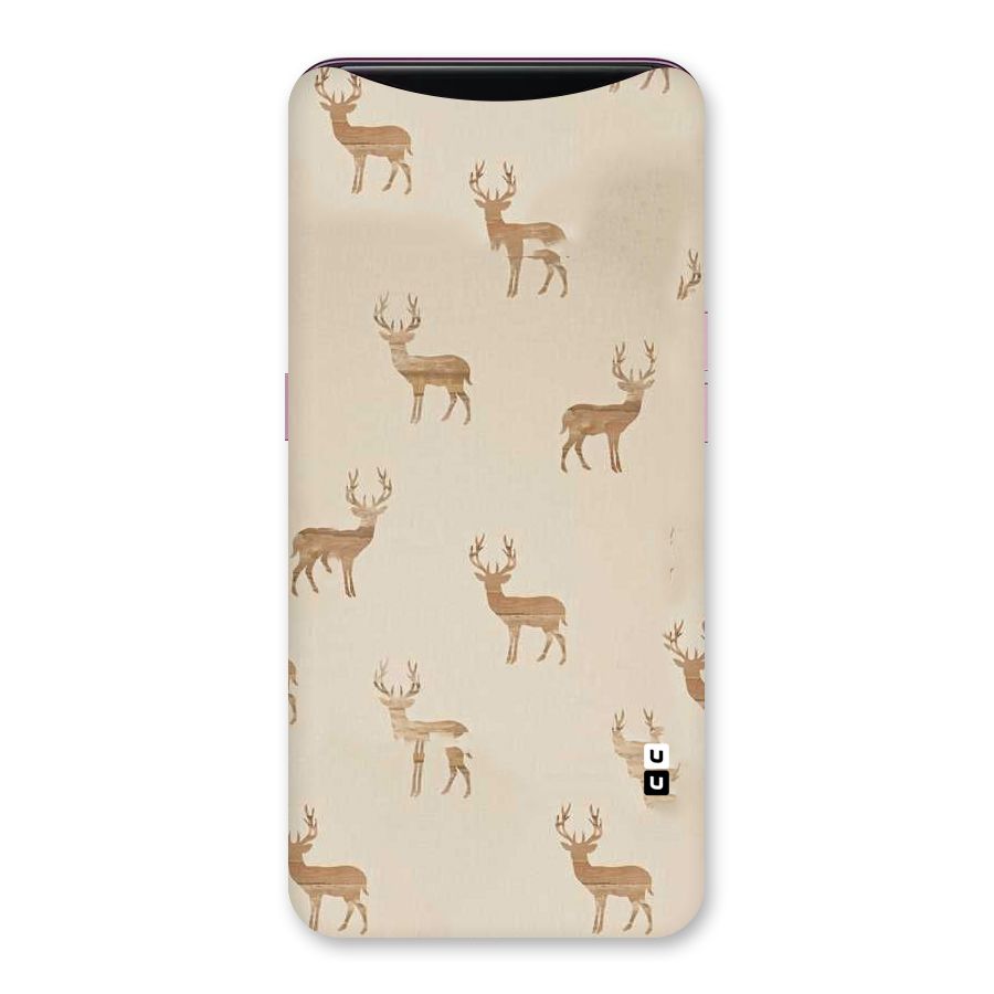 Deer Pattern Back Case for Oppo Find X