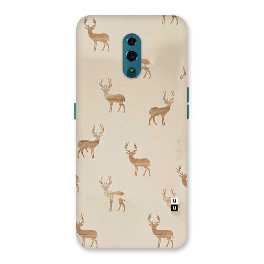 Deer Pattern Back Case for Oppo Reno