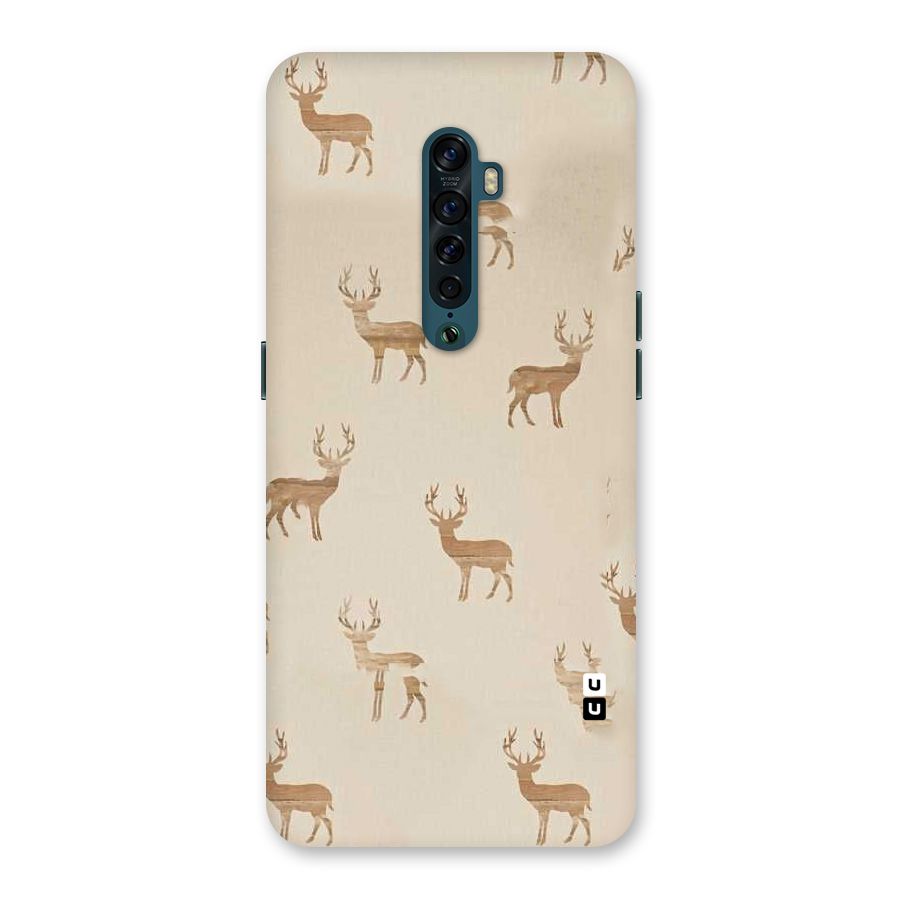 Deer Pattern Back Case for Oppo Reno2