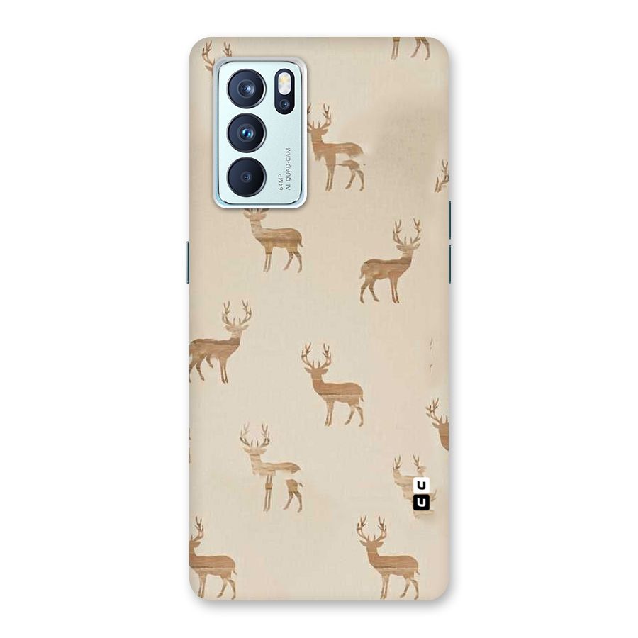Deer Pattern Back Case for Oppo Reno6 Pro 5G