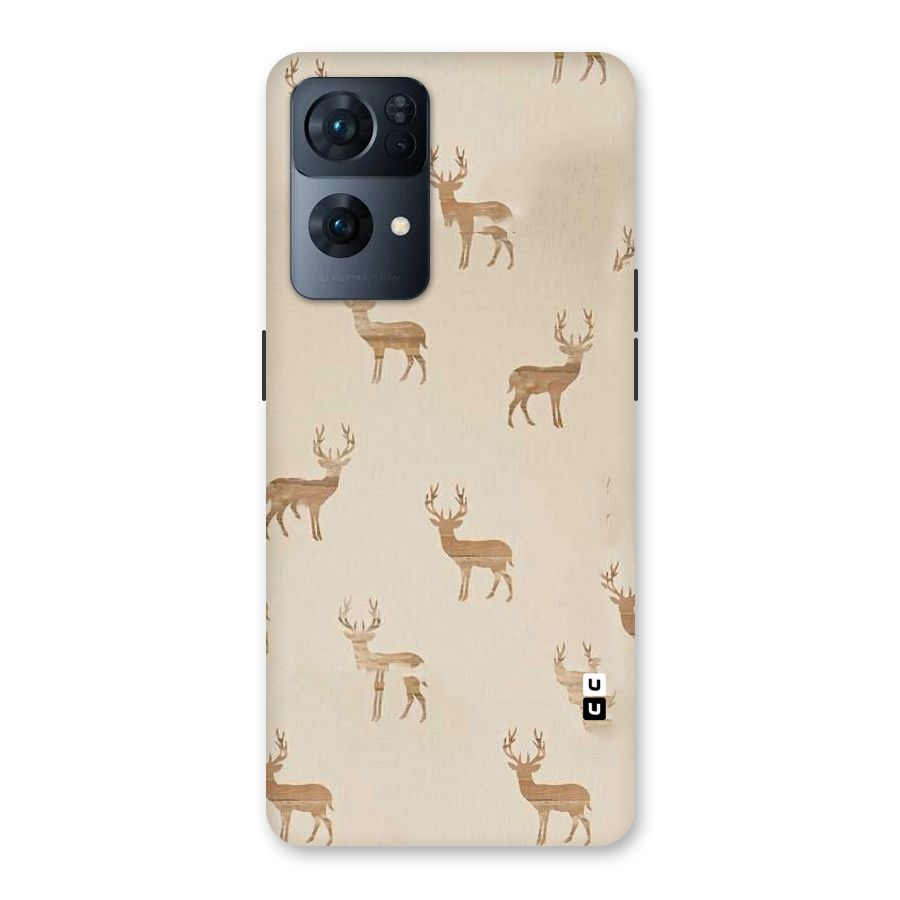 Deer Pattern Back Case for Oppo Reno7 Pro 5G