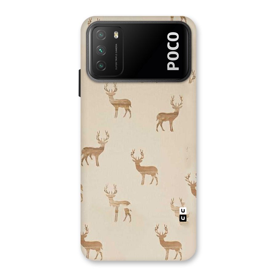 Deer Pattern Back Case for Poco M3
