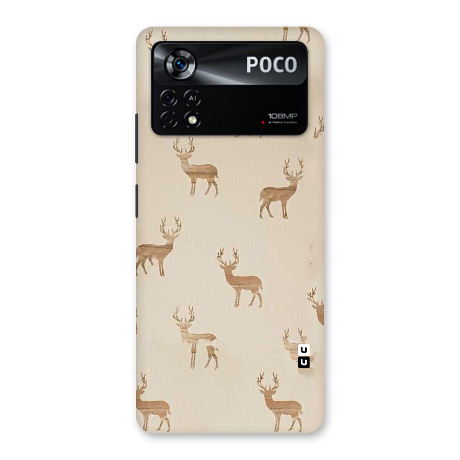 Deer Pattern Back Case for Poco X4 Pro 5G