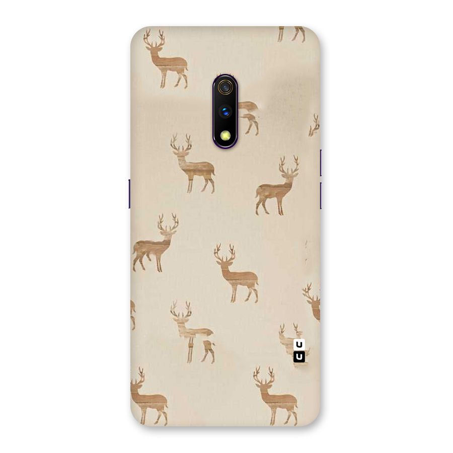 Deer Pattern Back Case for Realme X