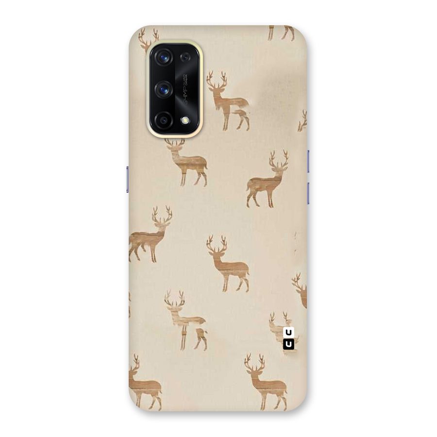 Deer Pattern Glass Back Case for Realme X7 Pro