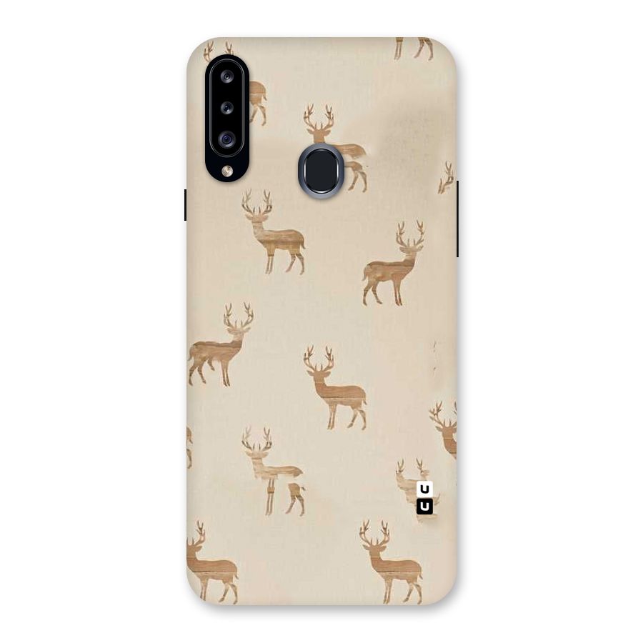 Deer Pattern Back Case for Samsung Galaxy A20s