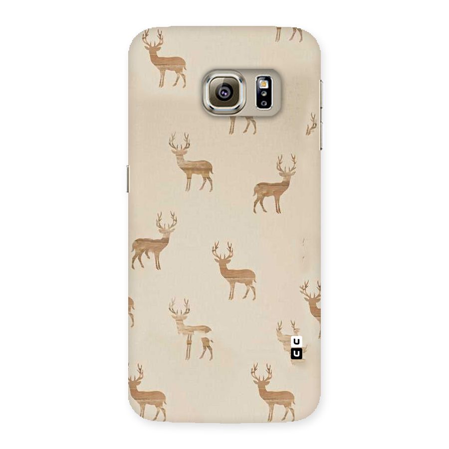 Deer Pattern Back Case for Samsung Galaxy S6 Edge