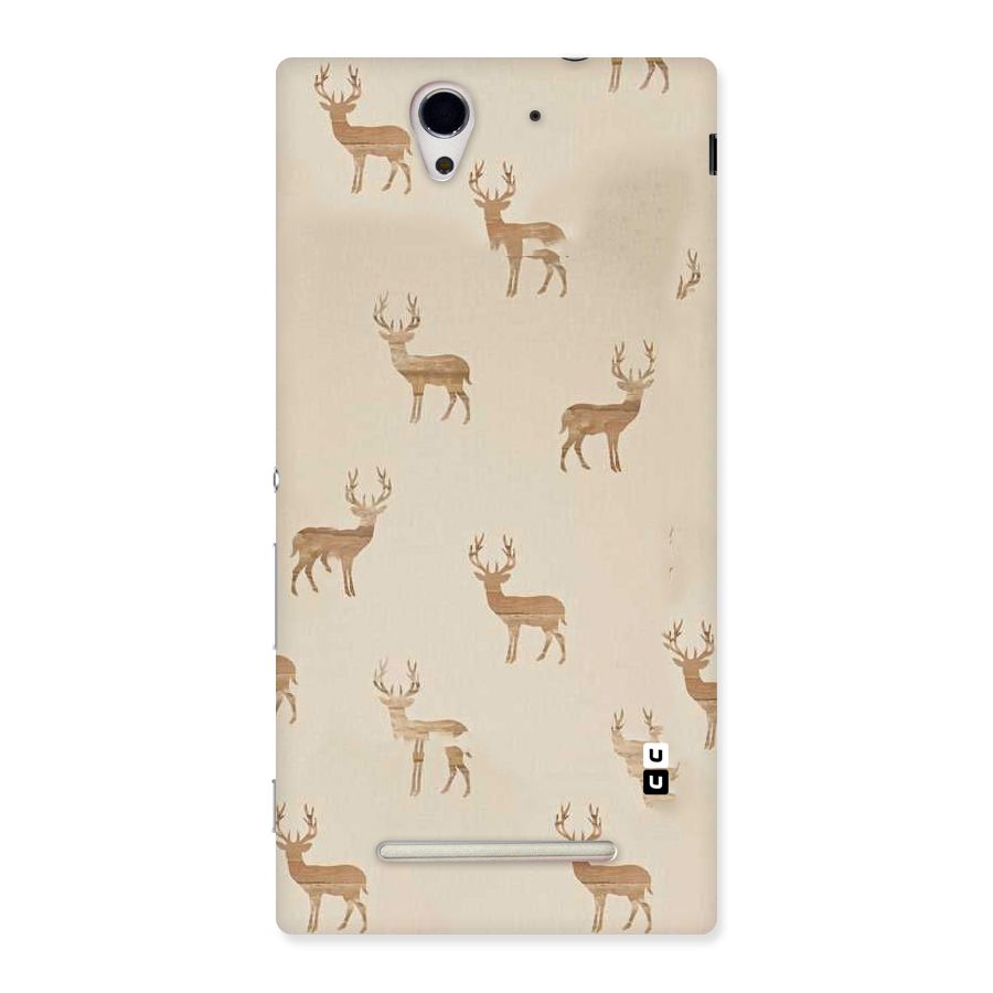 Deer Pattern Back Case for Sony Xperia C3