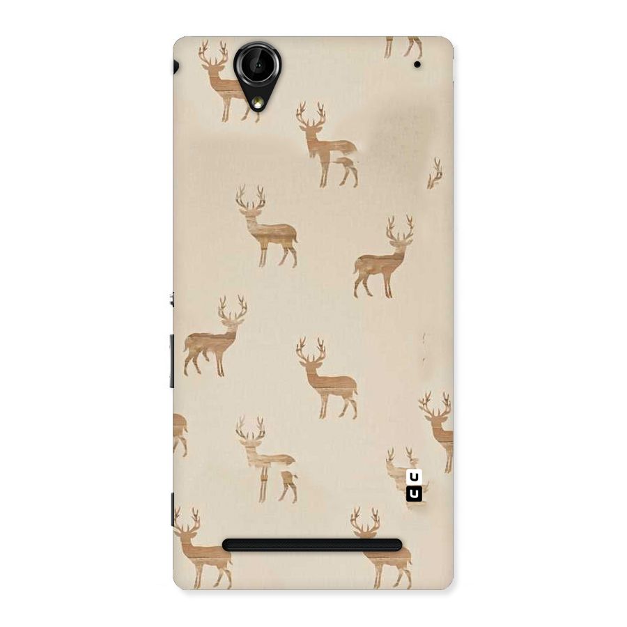 Deer Pattern Back Case for Sony Xperia T2