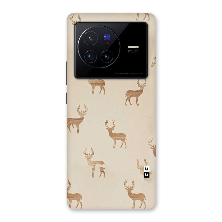 Deer Pattern Back Case for Vivo X80