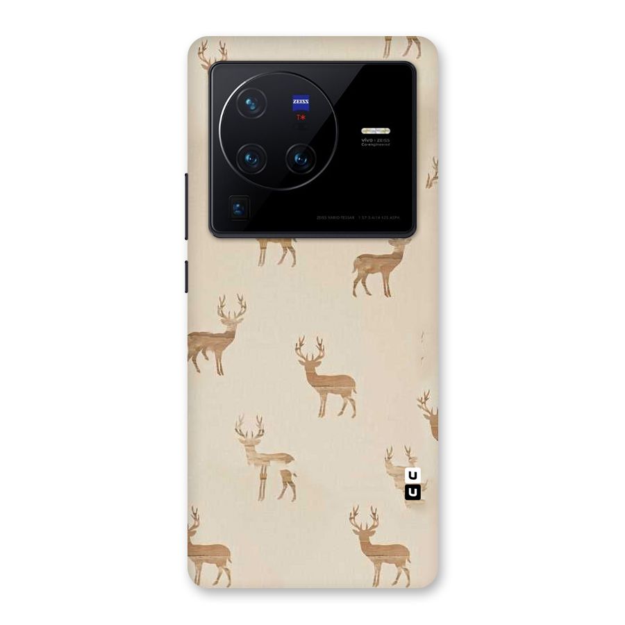 Deer Pattern Back Case for Vivo X80 Pro