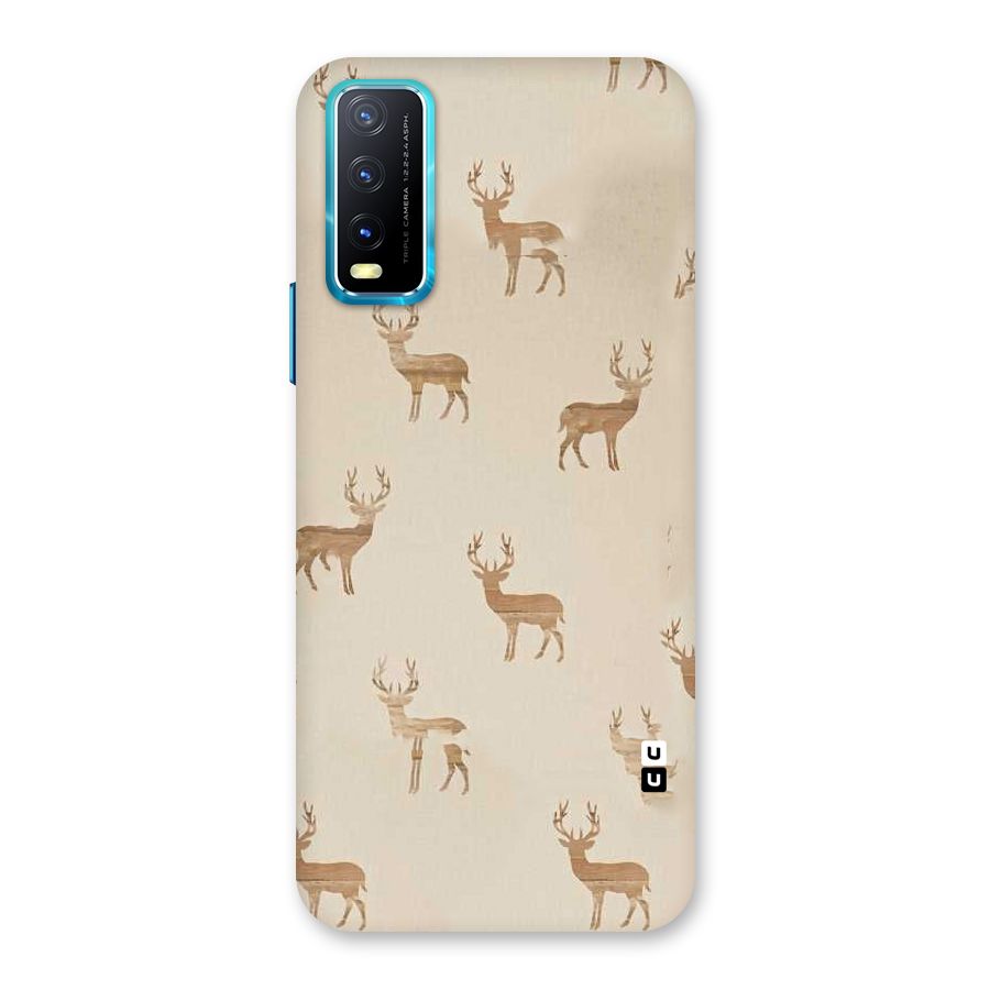 Deer Pattern Back Case for Vivo Y20A