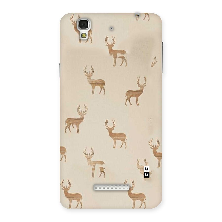 Deer Pattern Back Case for YU Yureka Plus