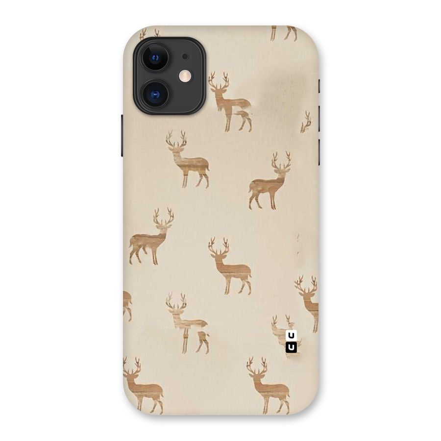 Deer Pattern Back Case for iPhone 11