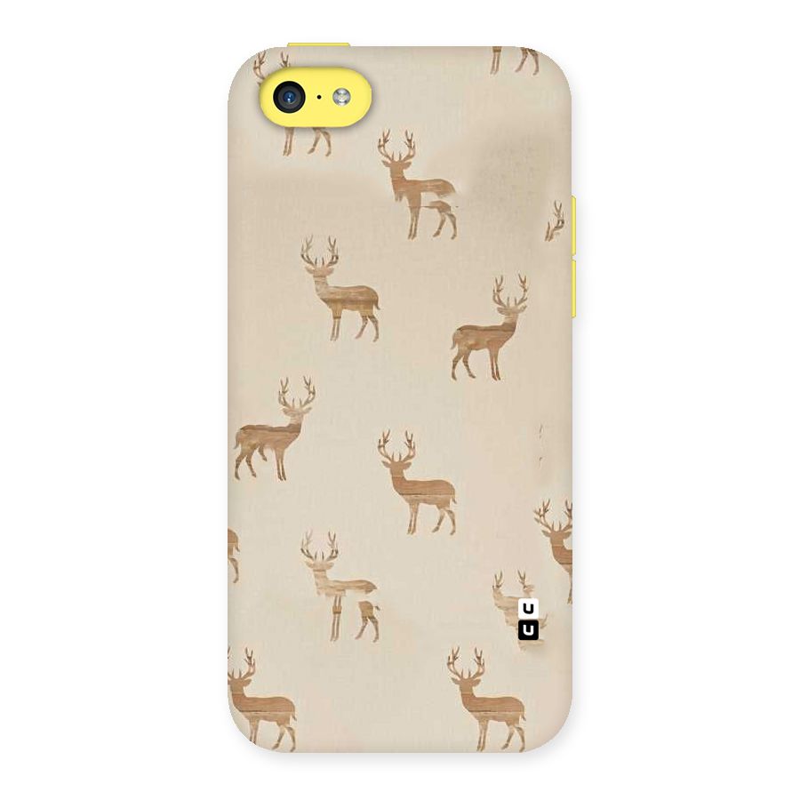 Deer Pattern Back Case for iPhone 5C
