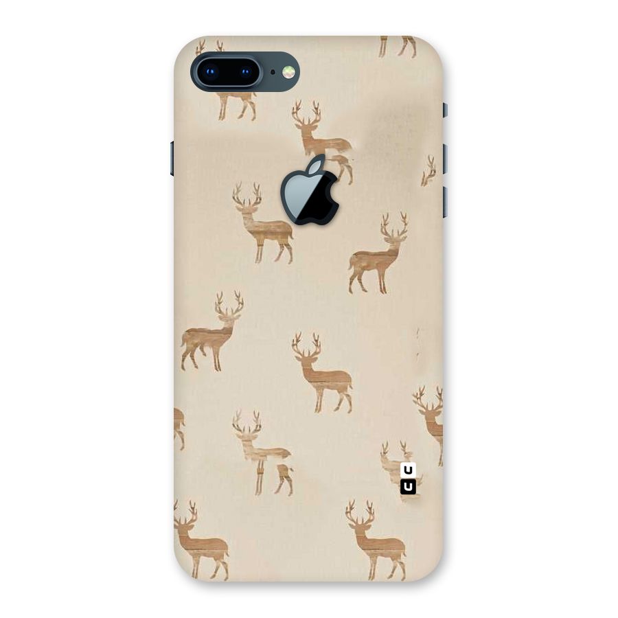 Deer Pattern Back Case for iPhone 7 Plus Apple Cut