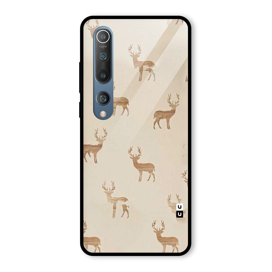 Deer Pattern Glass Back Case for Mi 10