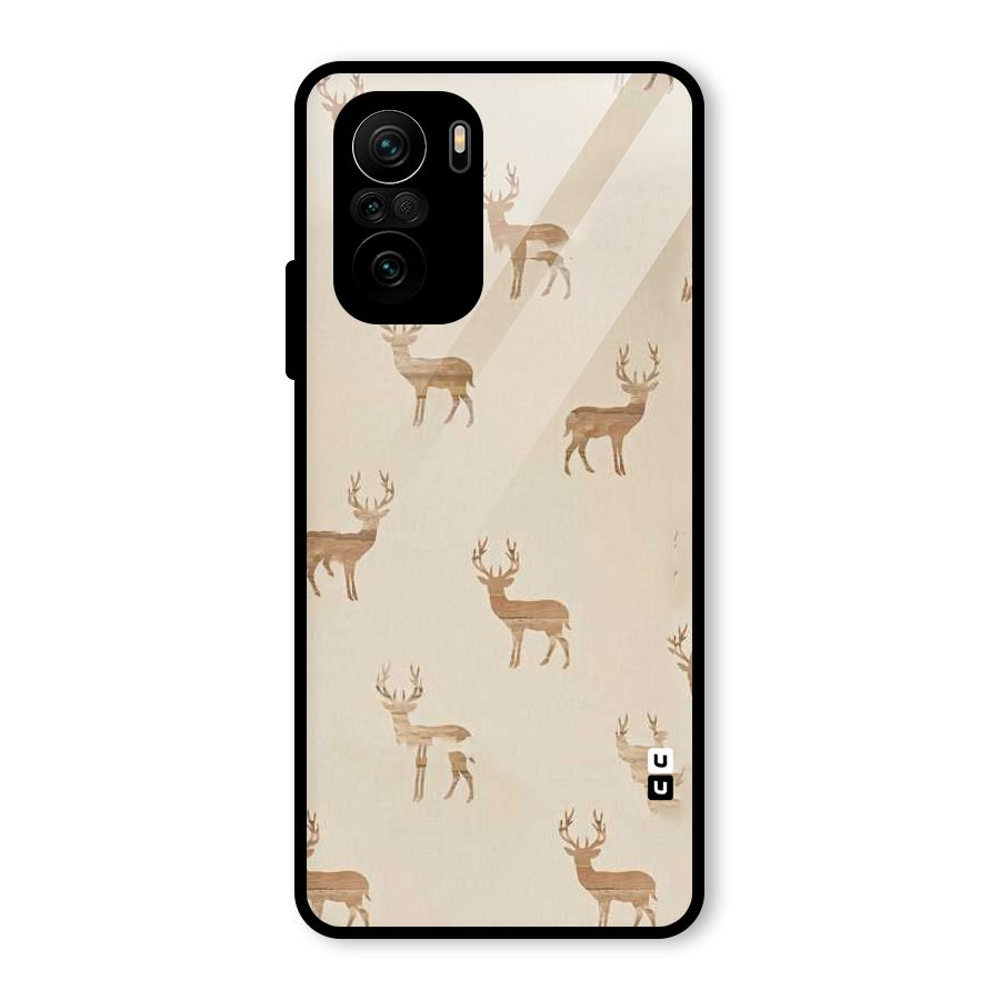 Deer Pattern Glass Back Case for Mi 11X Pro