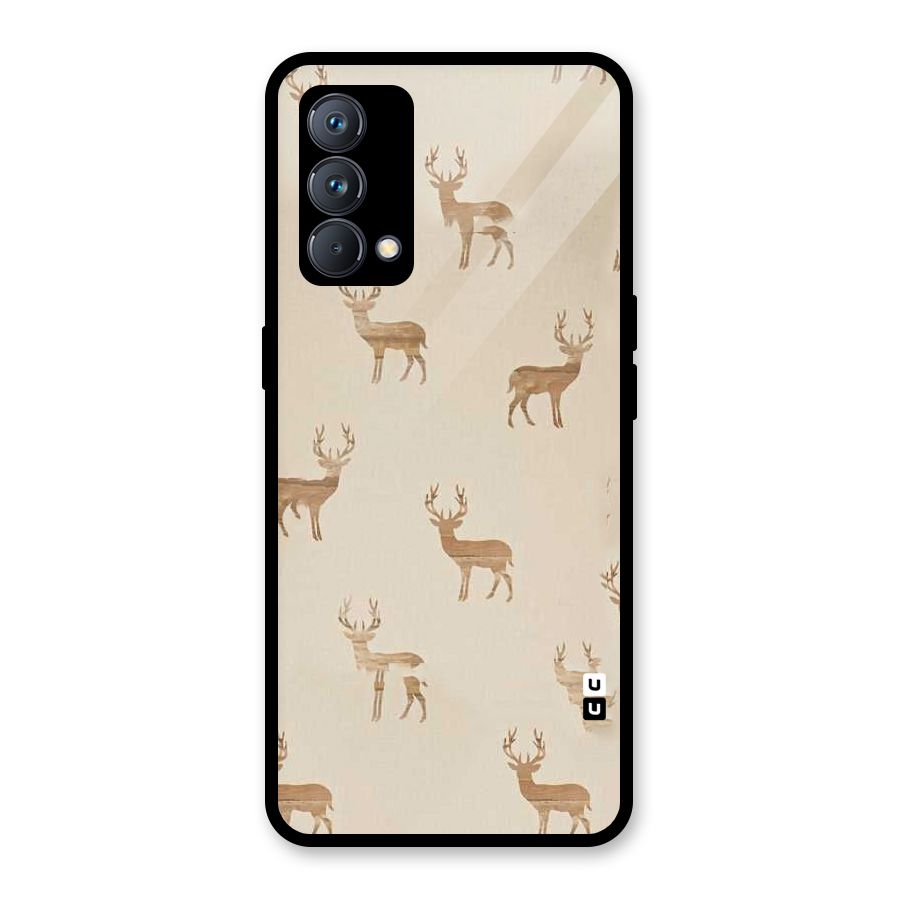 Deer Pattern Glass Back Case for Realme GT Master Edition