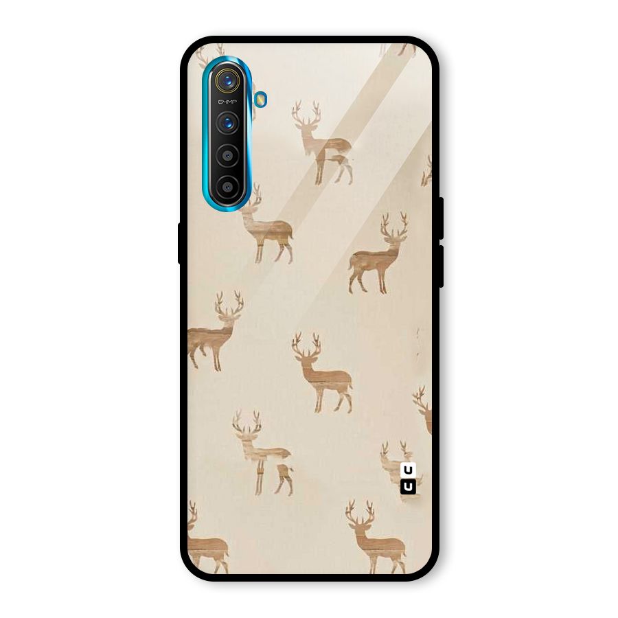 Deer Pattern Glass Back Case for Realme X2