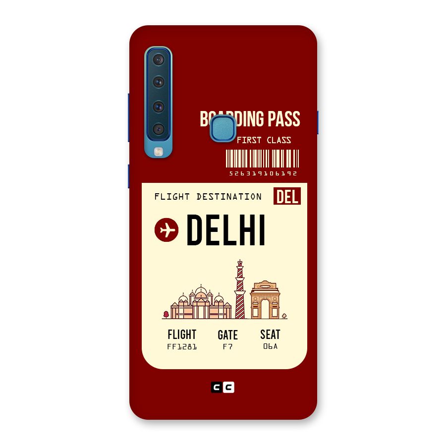 Delhi Boarding Pass Back Case for Galaxy A9 (2018)